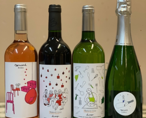 Rosé, rode wijn, witte wijn en Cremant. De huiswijnen van Bakx & Meijer